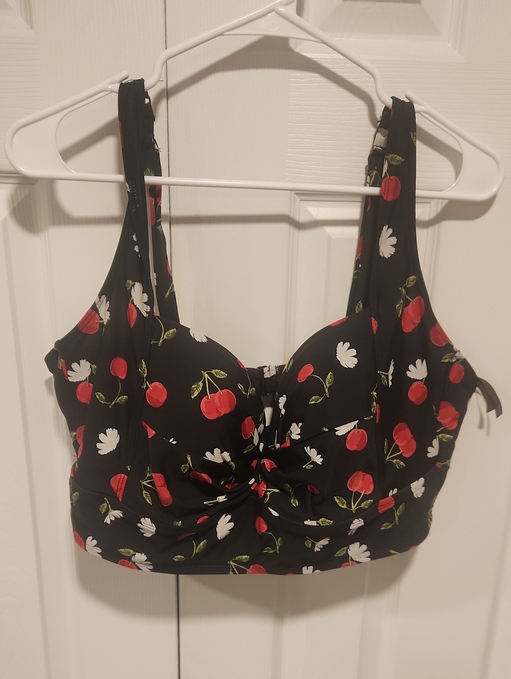 Torrid  Cherry Swim Top